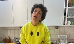 Annie Mac at home during lockdown.