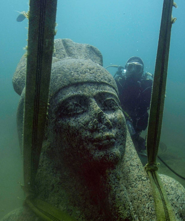 A statue of the god Hapy from Sunken Cities.