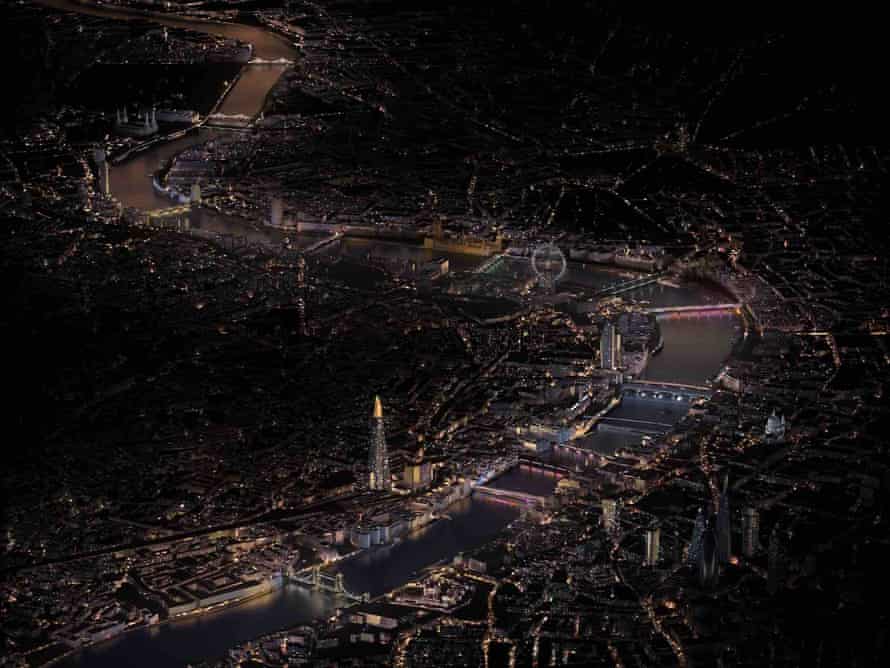 The Illuminated River aerial view