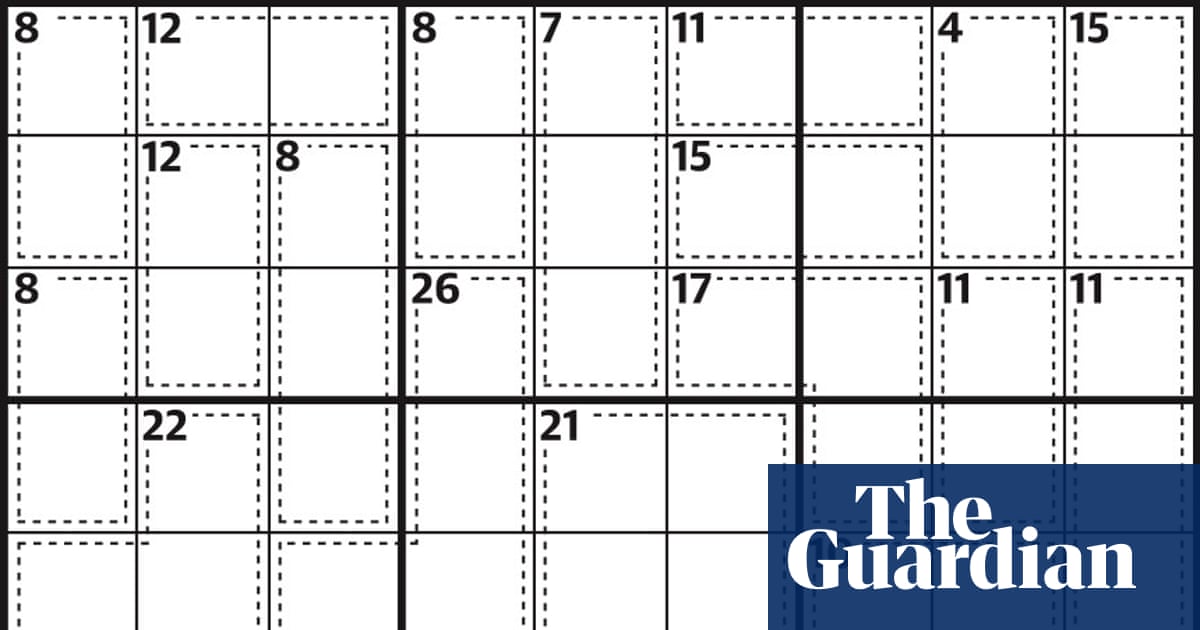 Killer sudoku 1,021