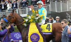 American Pharoah and Victor Espinoza