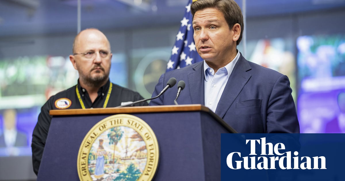 Ron DeSantis changes with the wind as Hurricane Ian prompts flip-flop on aid – The Guardian US