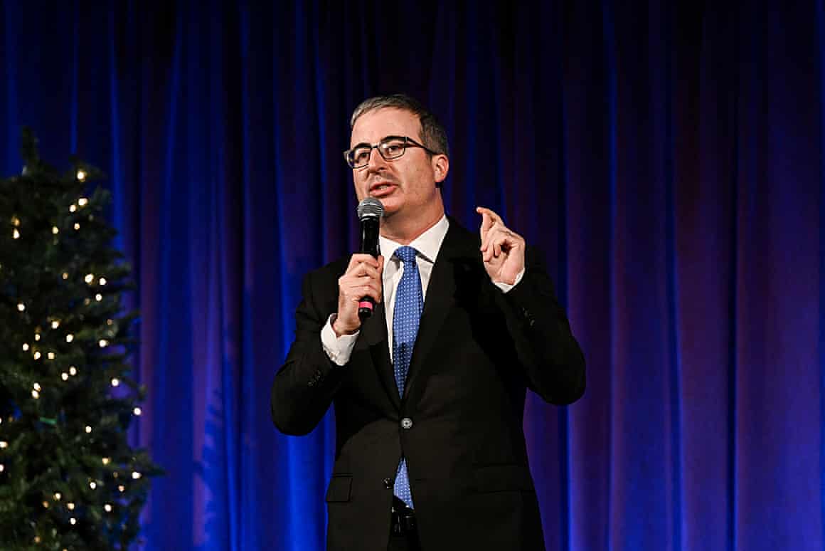 John Oliver performs in New York