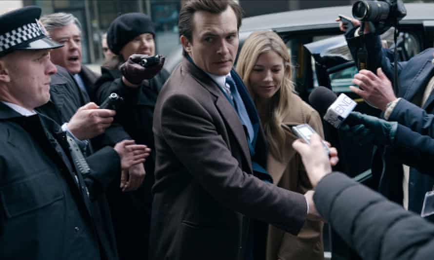 Rupert Friend and Sienna Miller in the forthcoming Netflix adaptation of Anatomy of a Scandal.