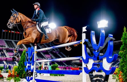 Ben Maher on his way to showjumping gold on Explosion W.