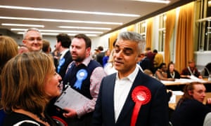 Mayor of London Sadiq Khan at Wandsworth town hall.
