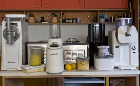 Group shot of tested best ice-cream makers