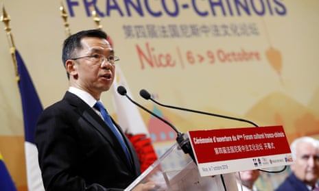 The Chinese ambassador to France, Lu Shaye