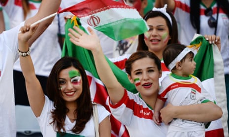 During the Asian Cup in Australia this year, Iran’s support included thousands of women who were free to show up in Australia, without any dress restrictions.
