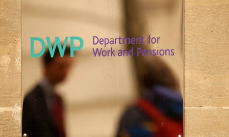 DWP logo on building