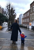 Morwenna Ferrier’s navy long coat – her last purchase of new clothes in 2020.