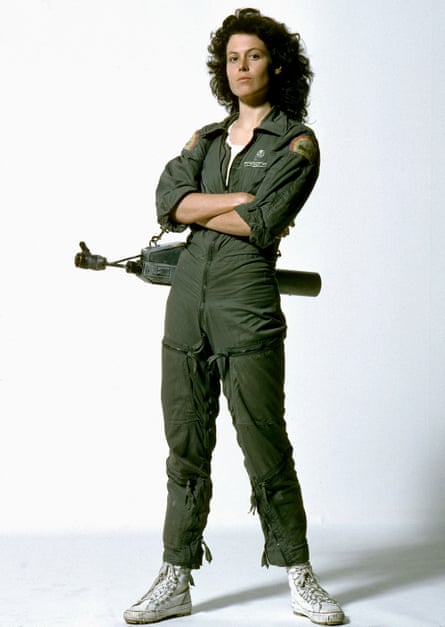 Actor Sigourney Weaver in the 1979 film Alien