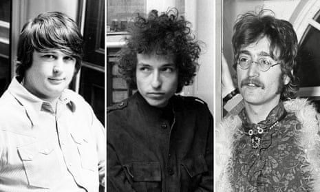 The old guard ... Brian Wilson, Bob Dylan and John Lennon.