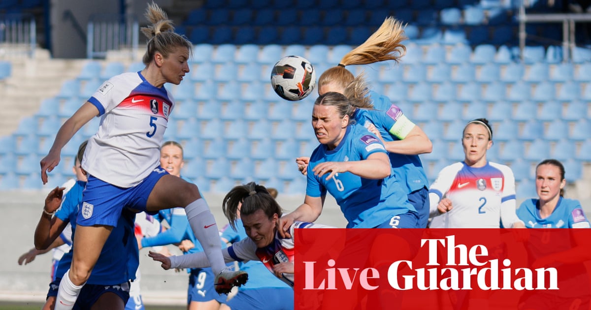 Iceland v England: Women’s World Cup 2027 qualifier – live