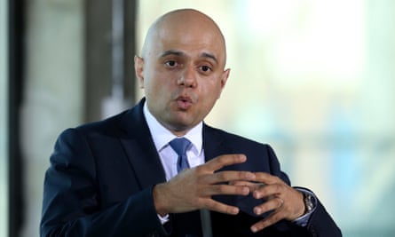 Javid delivers the speech last week in which he said he could have had a life of crime.