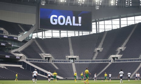 A friendly between Tottenham and Norwich