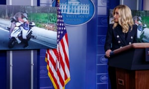 White House press secretary Kayleigh McEnany on Monday.