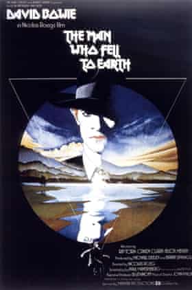 The poster for Nic Roeg’s The Man Who Fell to Earth.