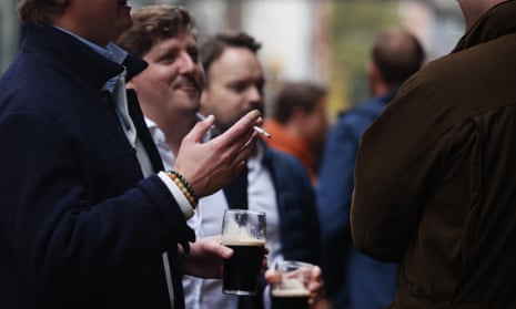 Smoking to be banned outside schools and hospitals in England, but pubs get reprieve | Smoking | The Guardian Smoking to be banned outside schools and hospitals in England, but pubs get reprieve | Smoking | The Guardian
