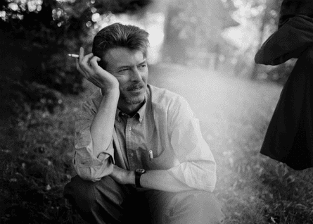 David Bowie at the Maria Gugging Psychiatric Clinic in 1994.