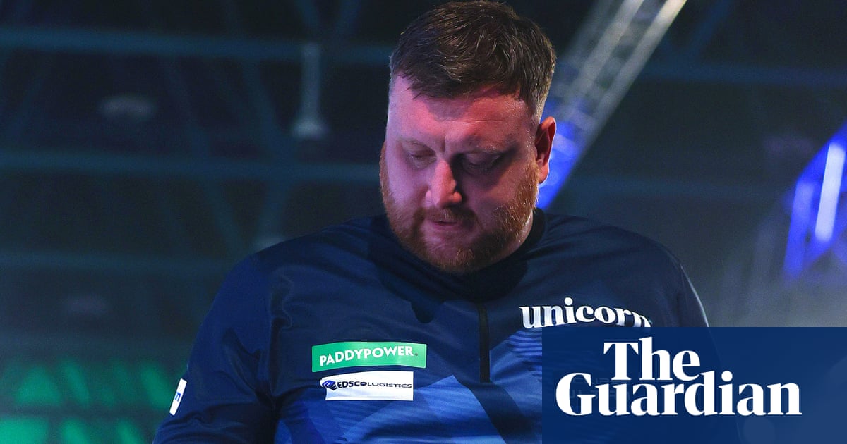 Meet Cameron Menzies, the tortured talent who plays darts as a bloodsport | Jonathan Liew