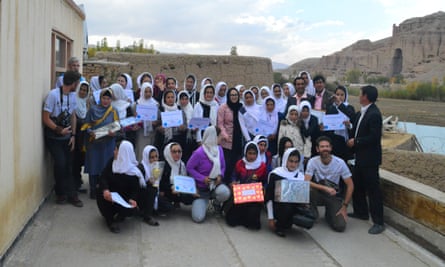 Proud runners from the Afghanistan marathon, October 2015