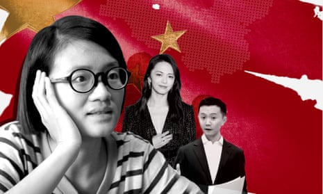 Targeted by the far right online: (from left) prominent feminist Xiao Meili, actor Yao Chen and journalist Fang Kecheng.