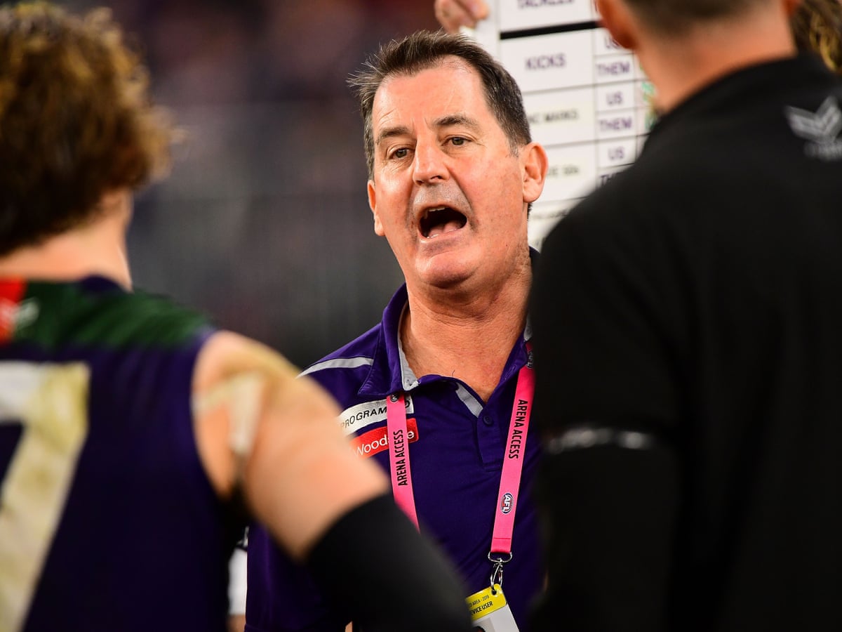 Afl Coach Ross Lyon Sacked By Fremantle Afl The Guardian