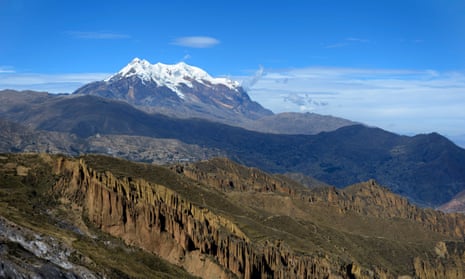 Illimani, at 6,438m, is the is the second highest peak in Bolivia.