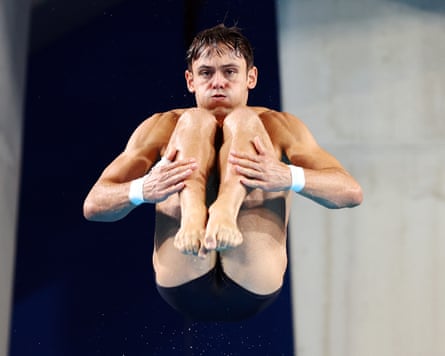 ‘My child refused to get into the water’ … Daley at the Paris Olympics in 2024.