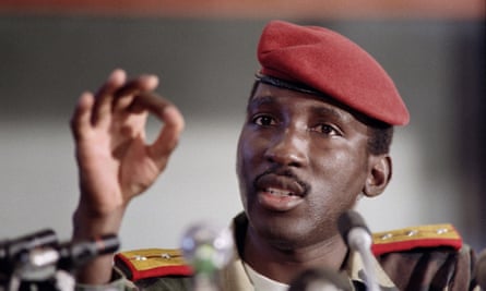 Captain Thomas Sankara in 1986, when he was Burkina Faso president.