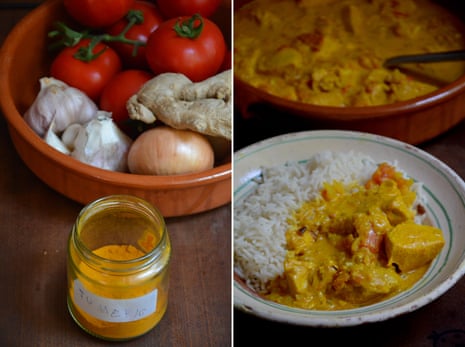 Rachel Roddy’s chicken and tomato curry, or murgh masala.