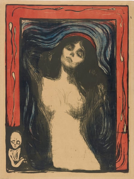 Madonna, 1895/1902, by Edvard Munch.