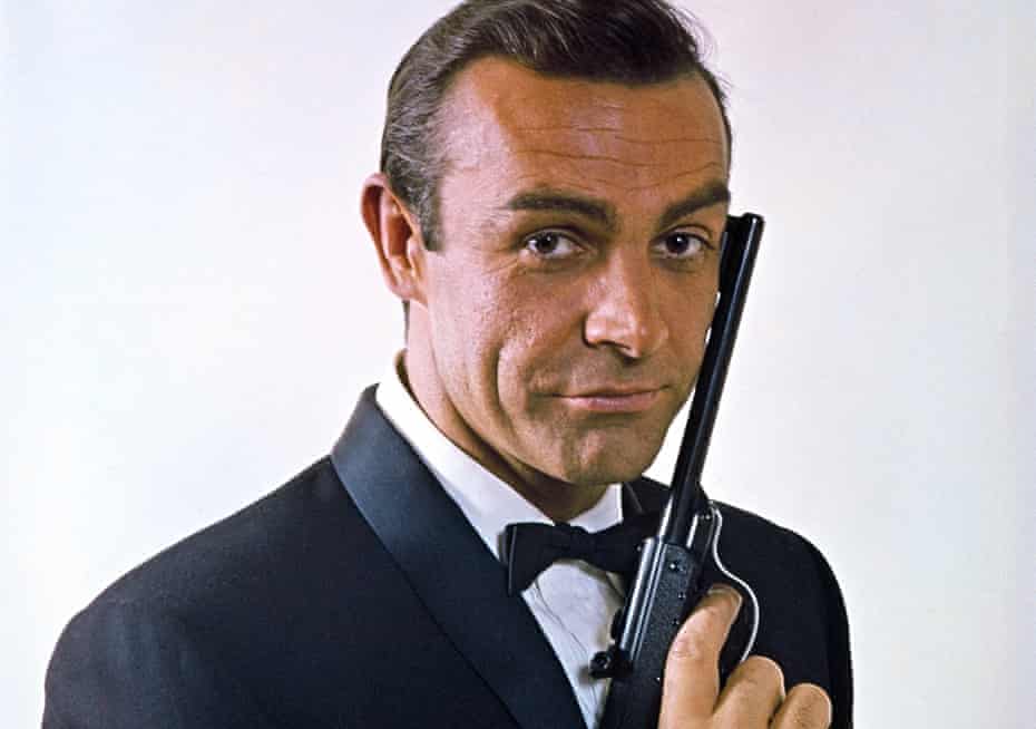 Sean Connery in the second James Bond film, From Russia With Love, 1963.