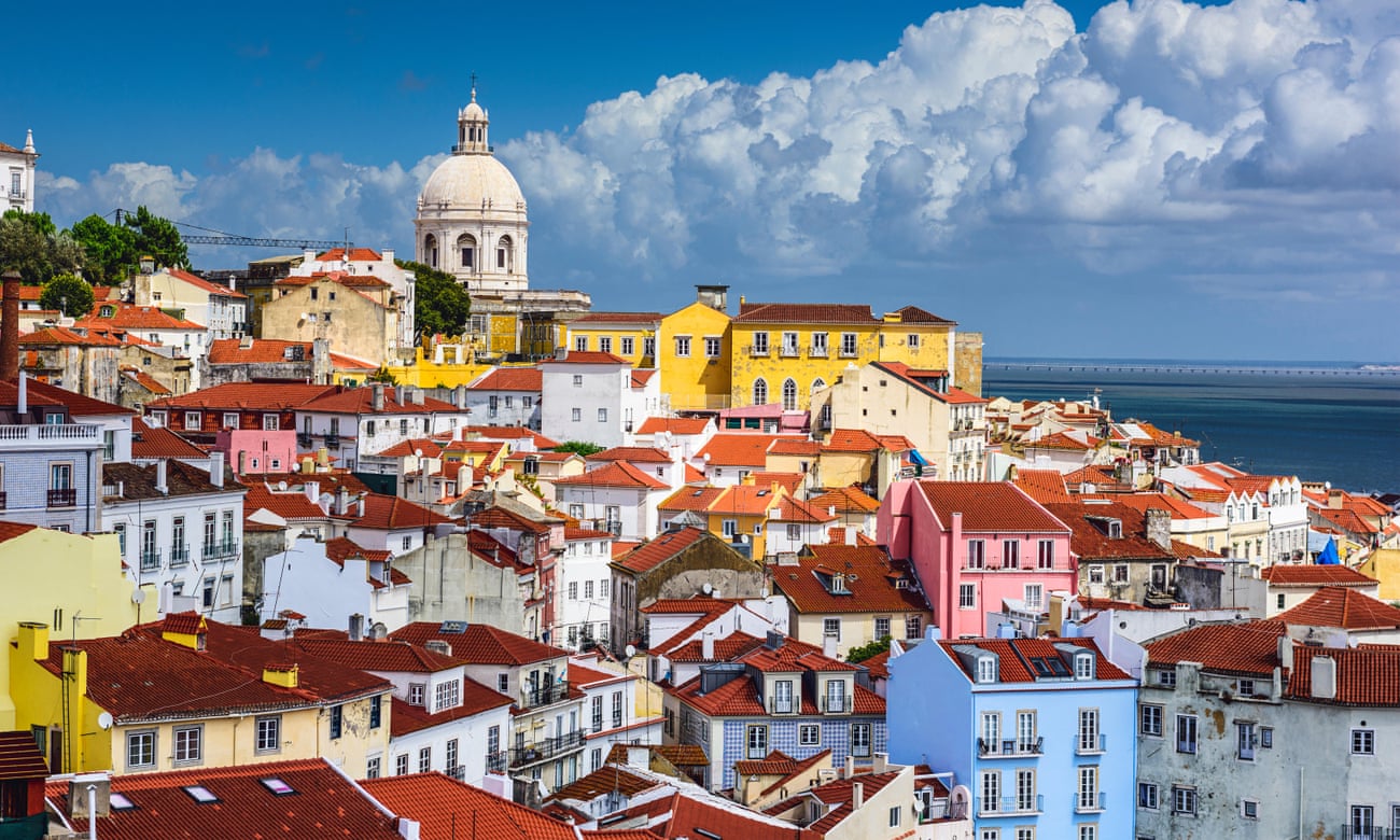 Lisbon skyline at Alfama, one of the city’s older districts.