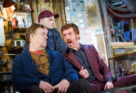 From left, John Goodman, Tom Sturridge and Damian Lewis in a 2015 production of American Buffalo.