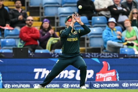 Georgia Voll takes a catch on the boundary to dismiss Ritu Moni.