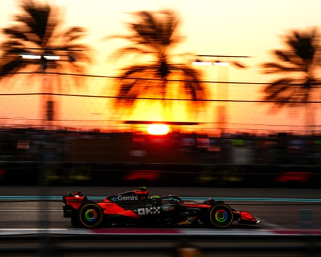 McLarenâÂÂs Lando Norris races at last seasonâÂÂs Abu Dhabi Grand Prix