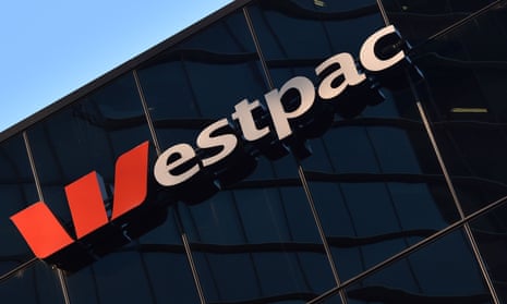 Westpac's logo on a building