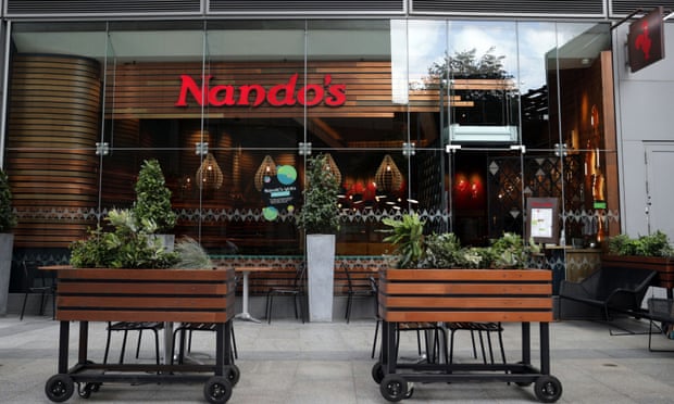 A Nando's restaurant in London