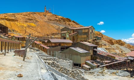 A disused tin mine on the Cerro Rico mountain, Bolivia