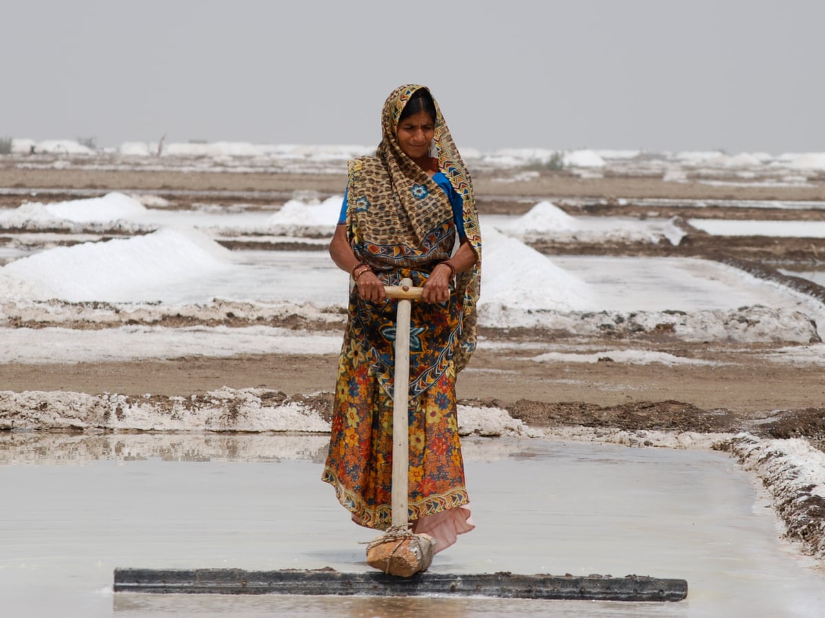 Farmers are becoming empowered by making salt from solar energy in the small desert of Kutch