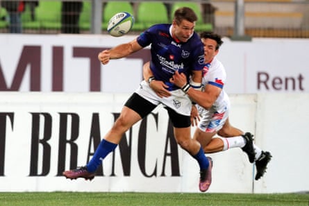 Namibia’s Johan Deysel in action against Chile in August