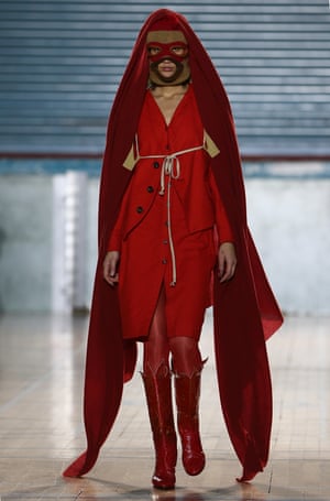Vivienne Westwood catwalk show on Monday.