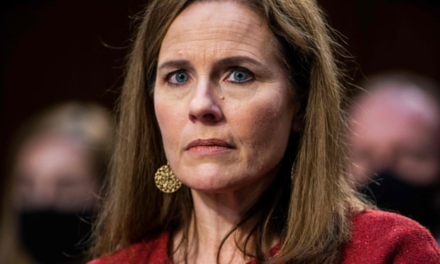 Amy Coney Barrett, who was successfully nominated for the supreme court by Donald Trump.