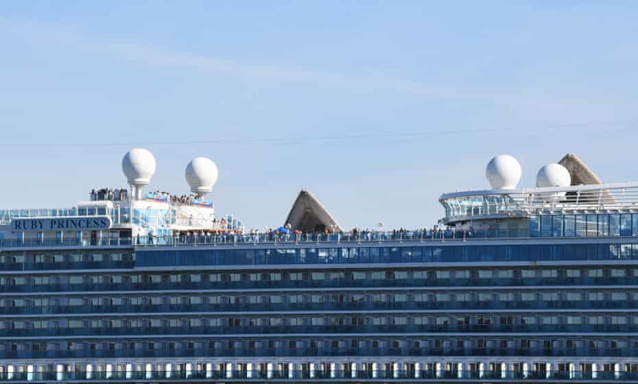The Ruby Princess in Sydney