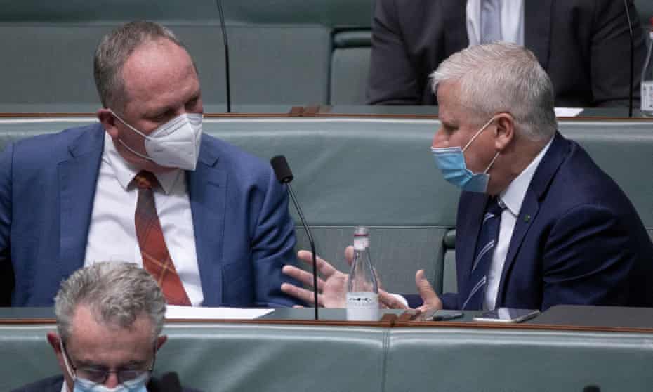 Barnaby Joyce and Michael McCormack