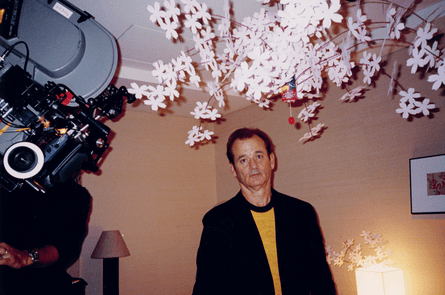 Bill Murray as Bob on set of Lost in Translation.