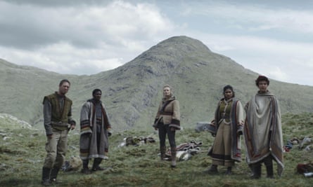 ‘It’s such beautiful writing’: Sethu (second from right) in Andor.