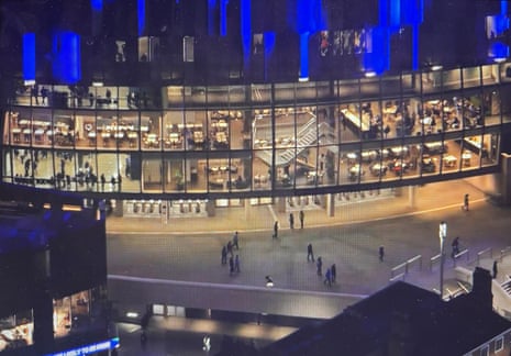 A few wise Spurs fans sneak off at half-time.